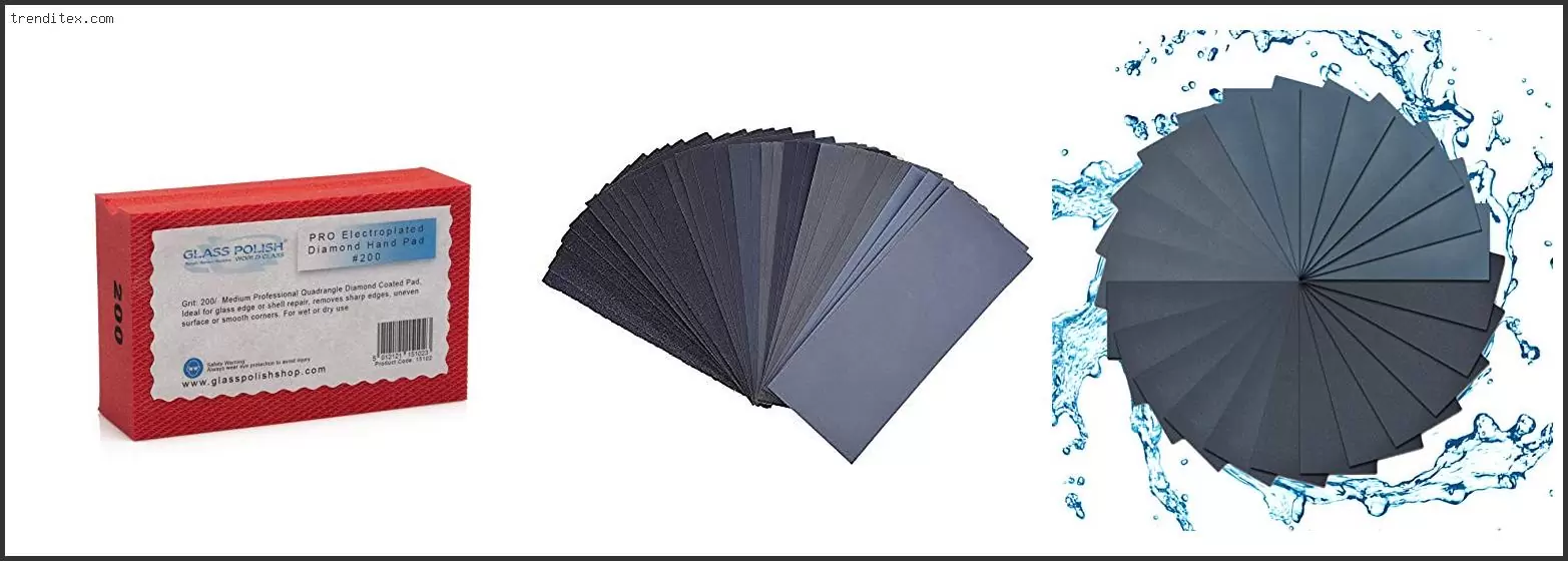 Best Sandpaper For Glass