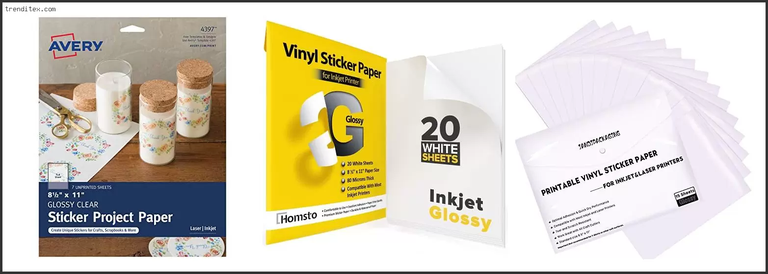 Best Glossy Sticker Paper For Cricut