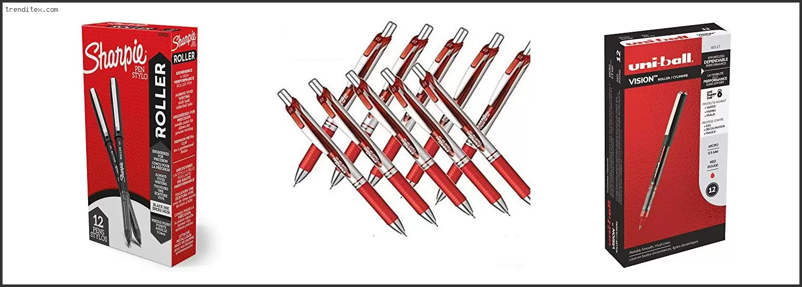 Best Needle Point Pen Red