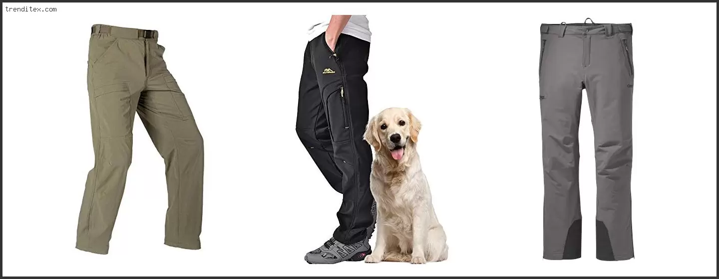 Best Outdoor Pants For Men