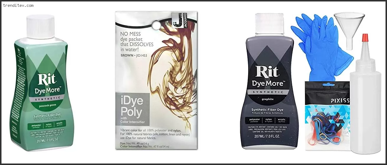 Best Fabric Dye For Polyester