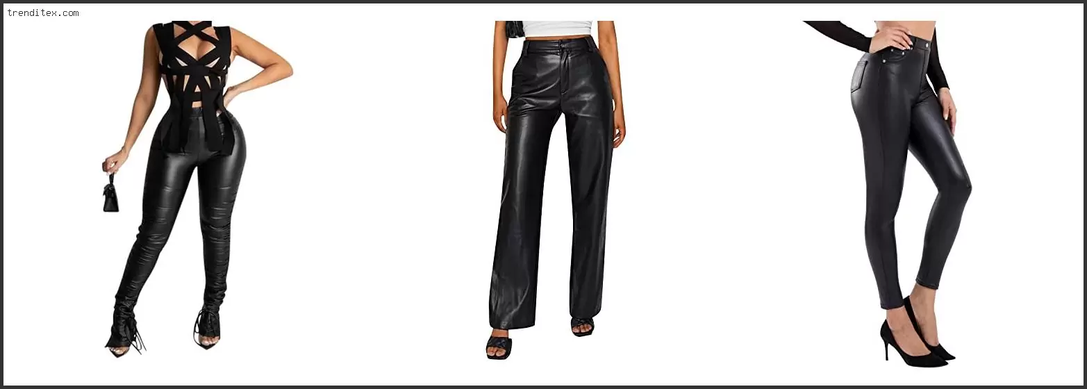 Best Black Leather Pants