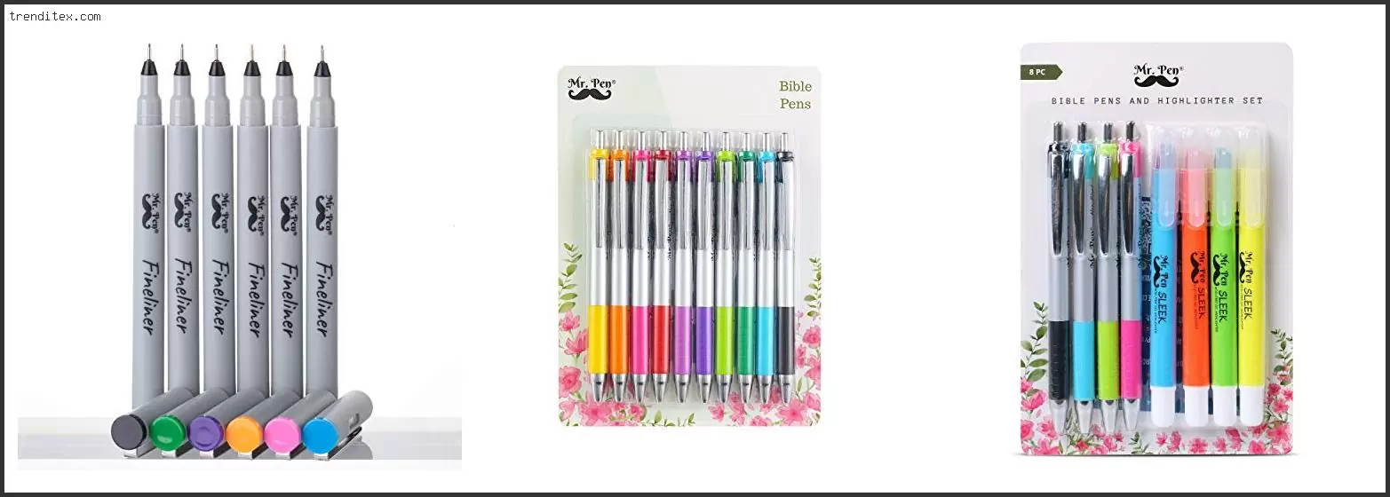 Best No Bleed Pens For Bible Journaling