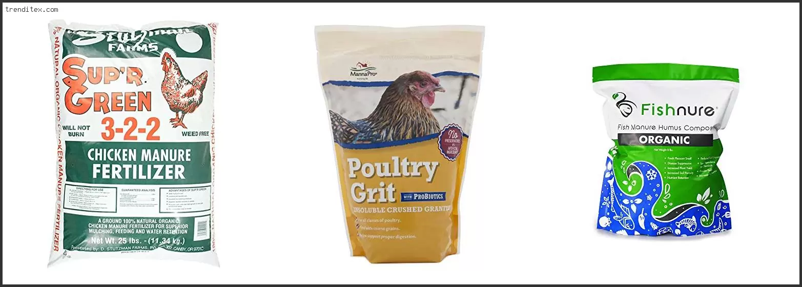 Best Overall Chicken Manure Pellets