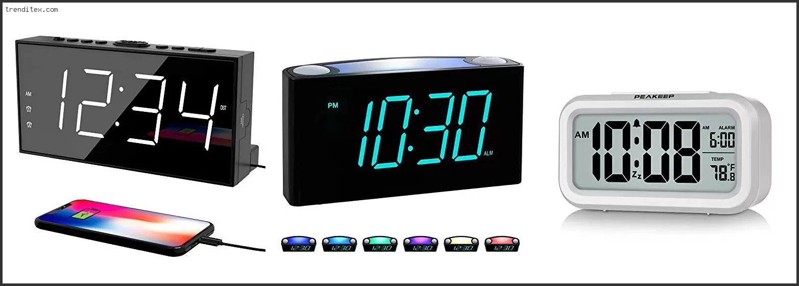 Best Alarm Clock For College Dorm
