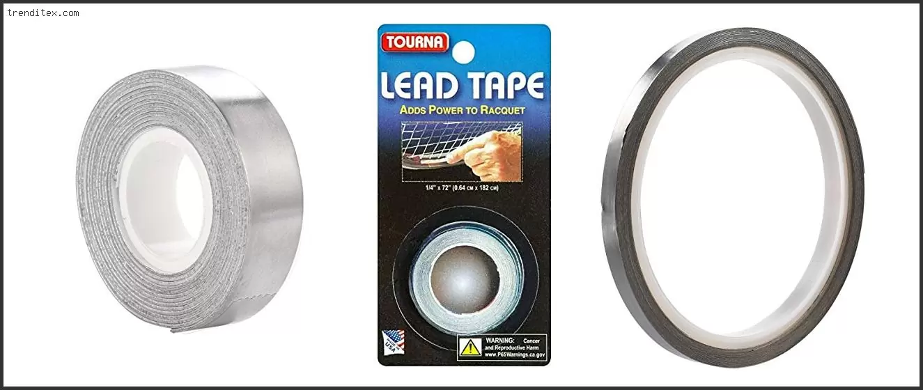 Best Lead Tape For Tennis