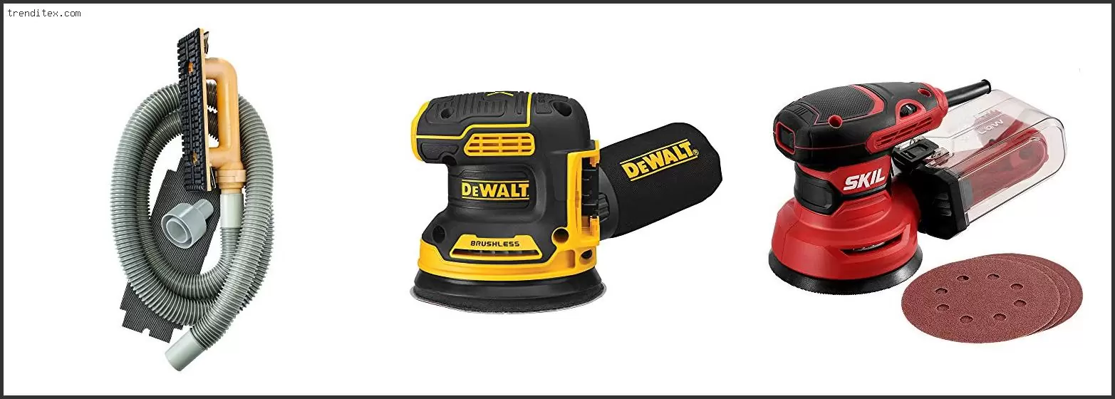 Best Sander With Vacuum Attachment
