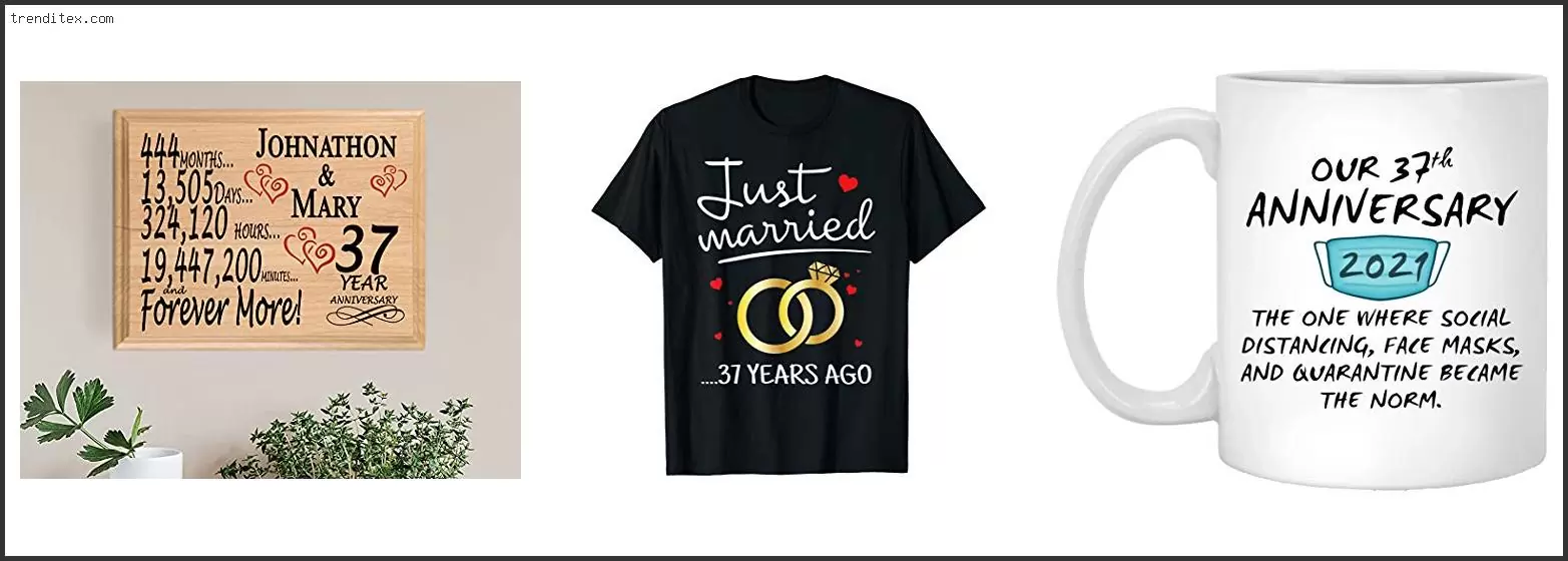 Best 37th Wedding Anniversary Gift