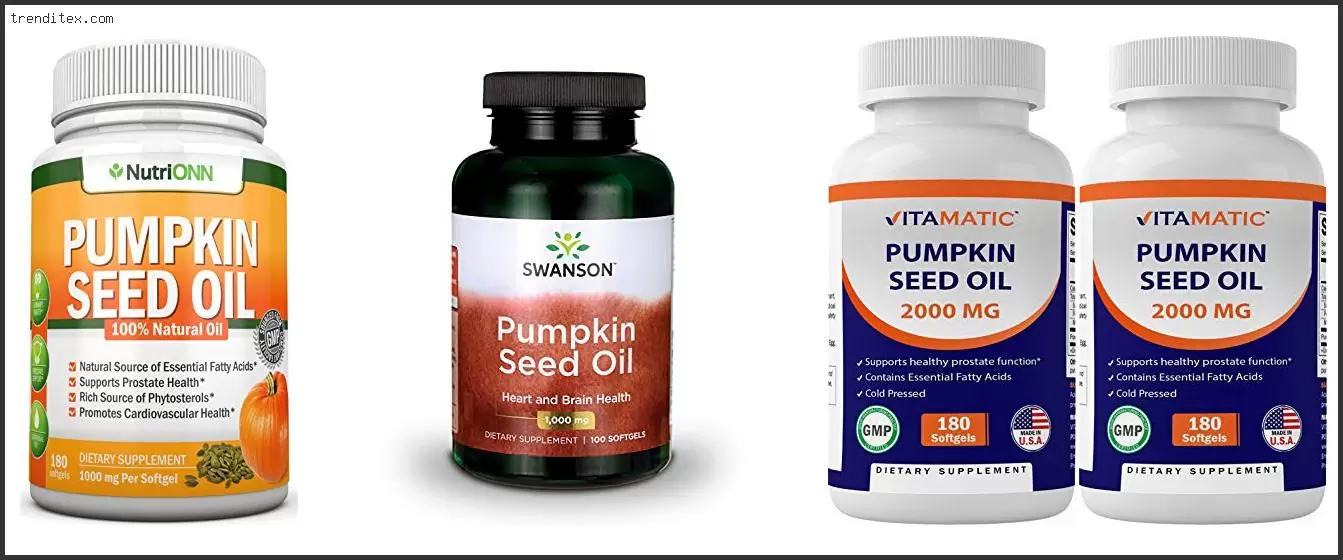 Best Pumpkin Seed Oil Capsules