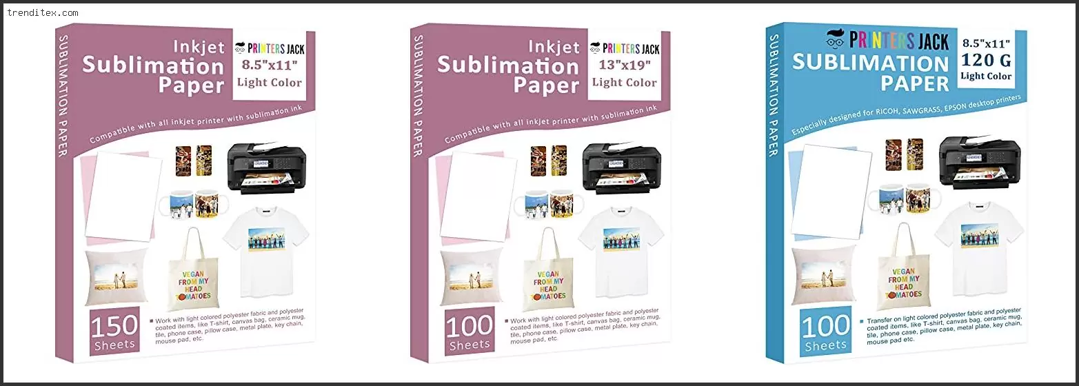 Best Sublimation Paper For Sawgrass Printer
