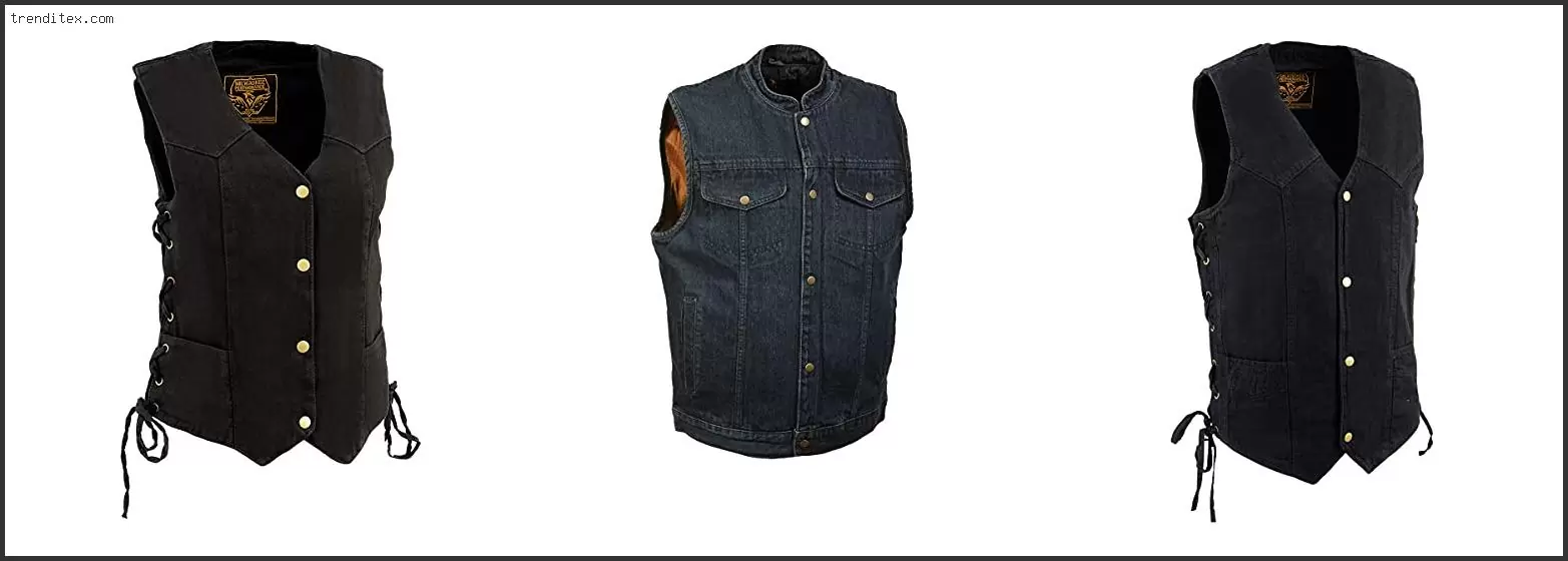 Best Denim Motorcycle Vest