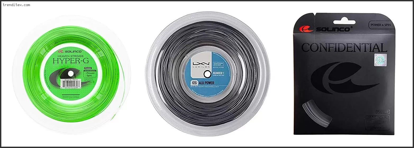 Best Polyester Strings Tennis