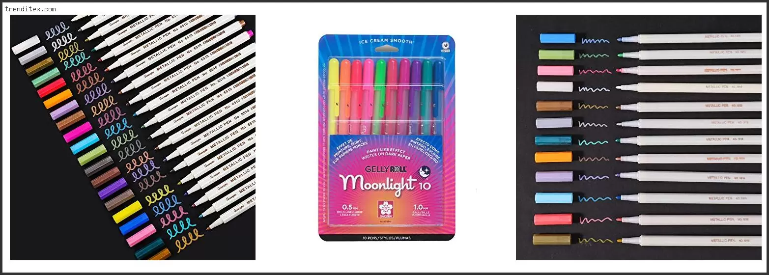 Best Gel Pens For Black Paper
