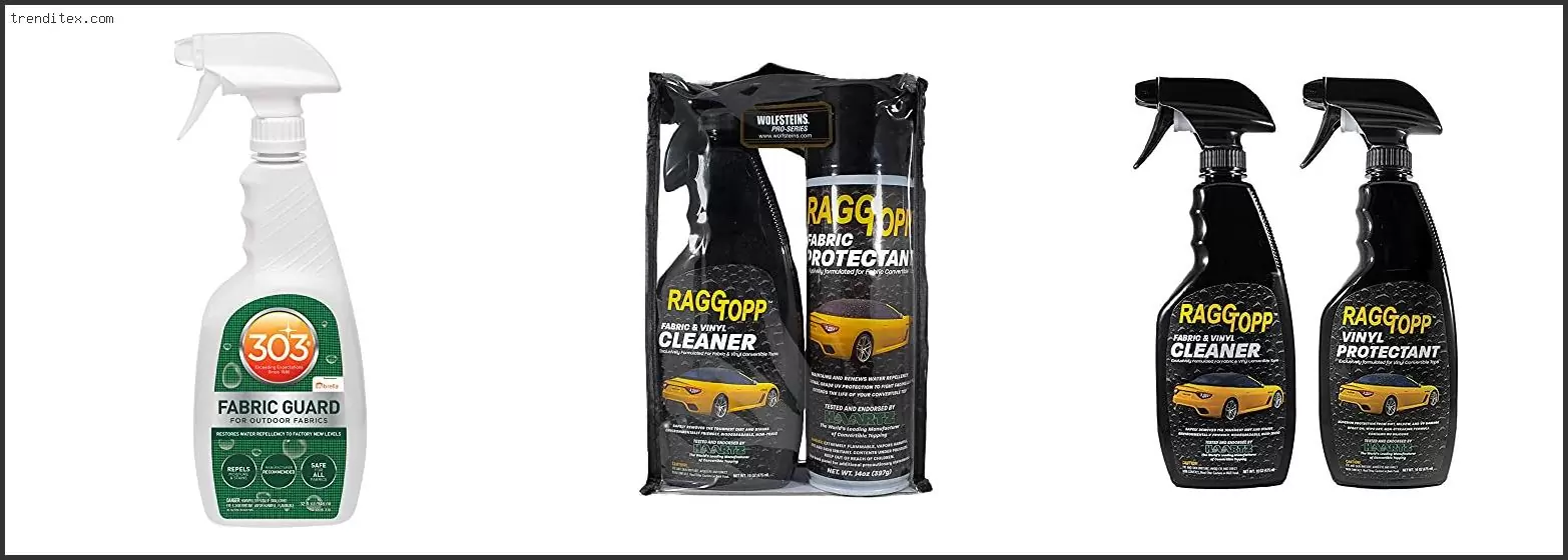 Best Fabric Convertible Top Protectant