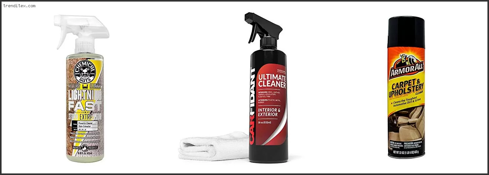 Best Car Seat Fabric Cleaner