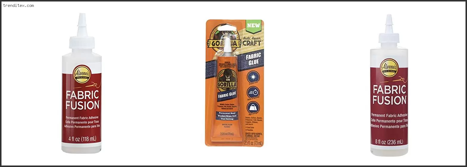 Best Washable Fabric Glue