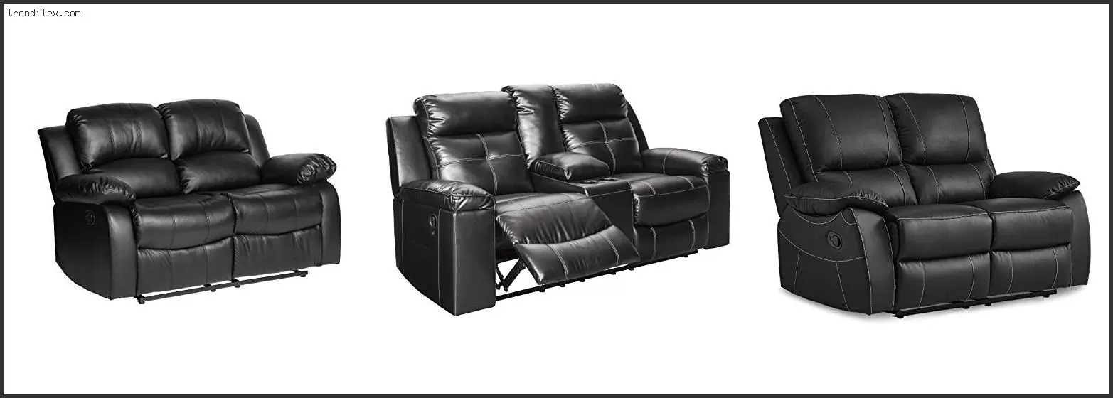 Best Leather Reclining Loveseat