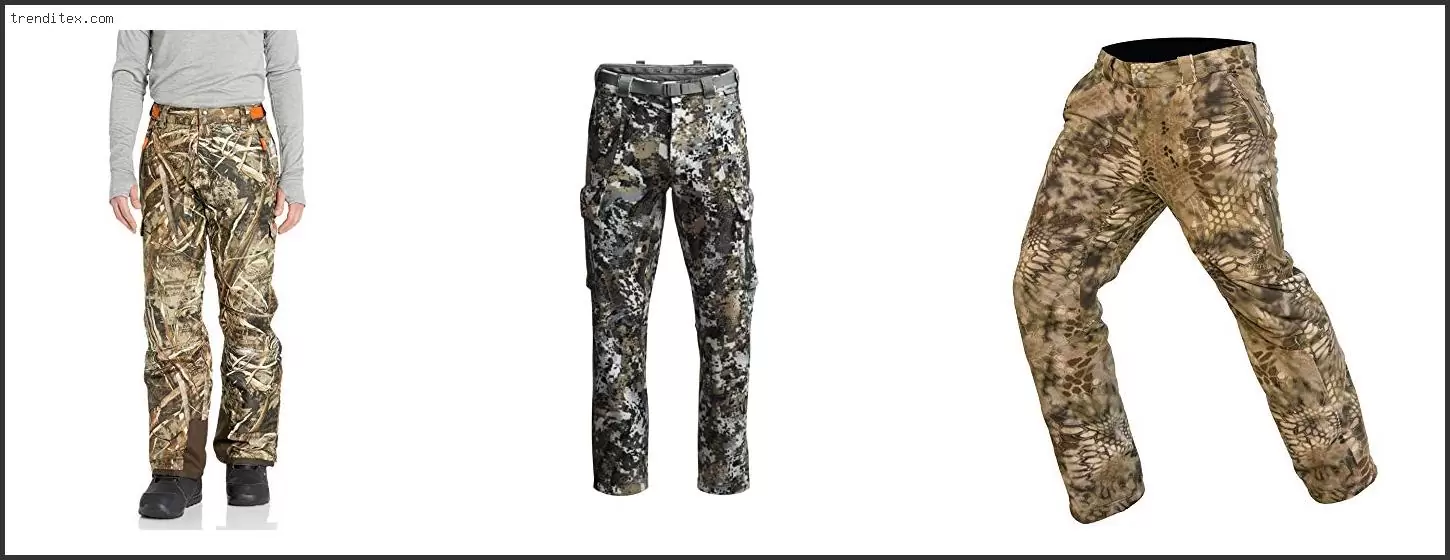 Best Cold Weather Hunting Pants