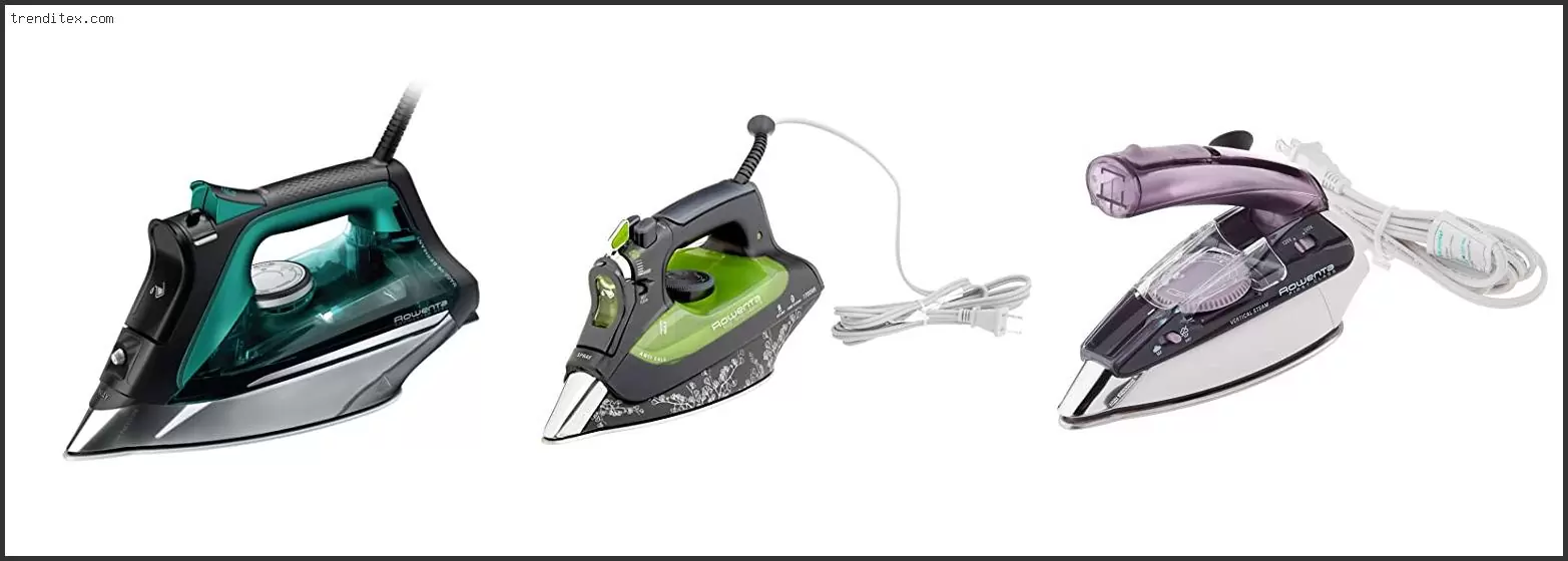 Best Rowenta Iron For Sewing