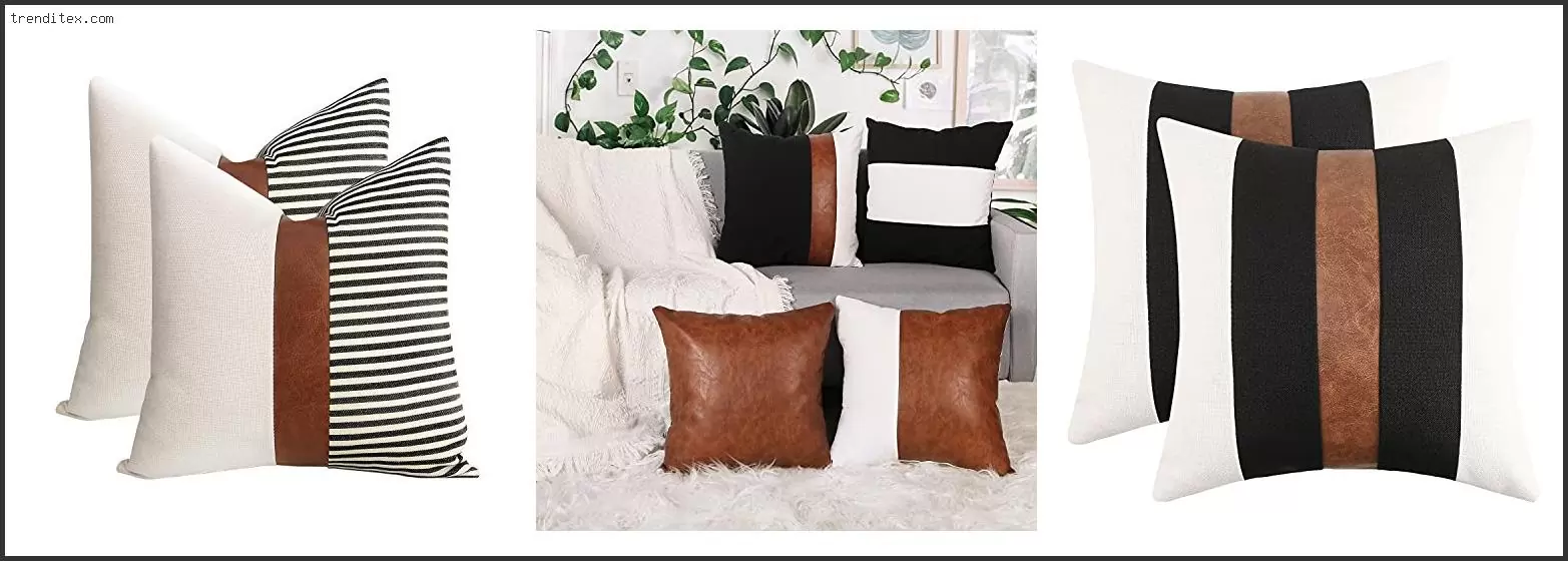 Best Throw Pillows For Leather Couch