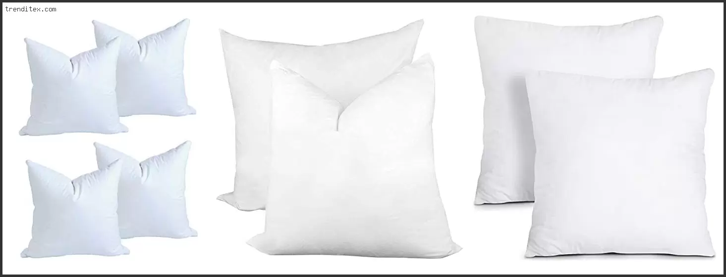 Best Pillow Insert For Karate Chop