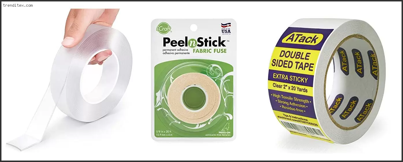 Best Double Sided Tape For Fabric