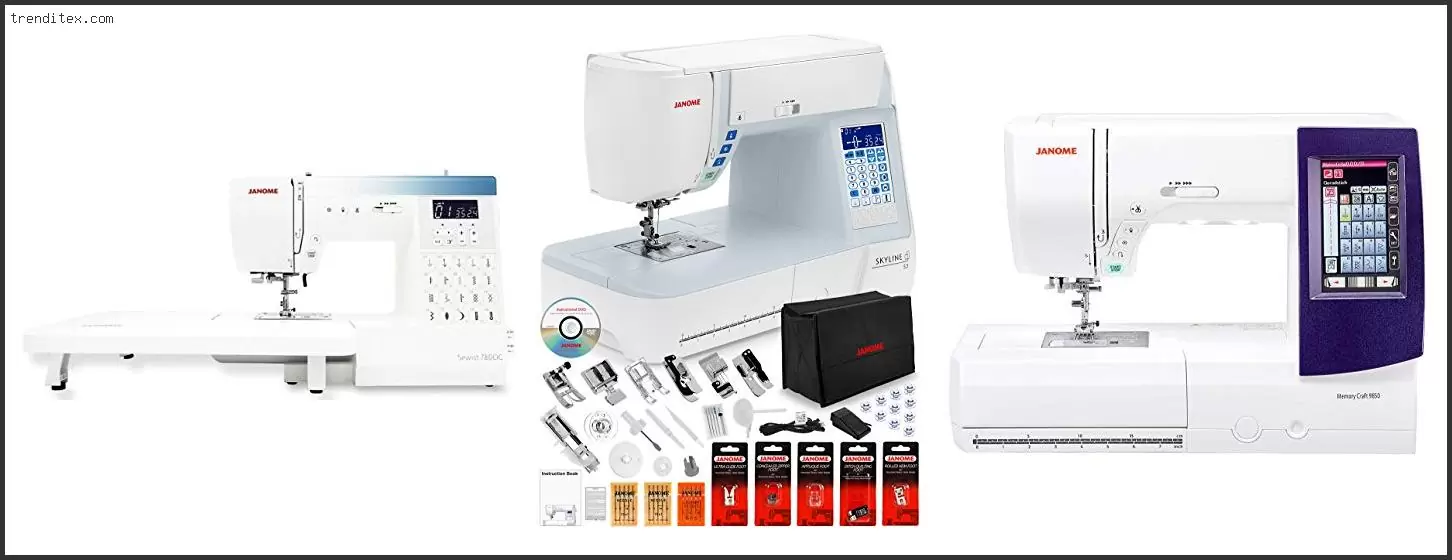 Best Janome Embroidery Machine