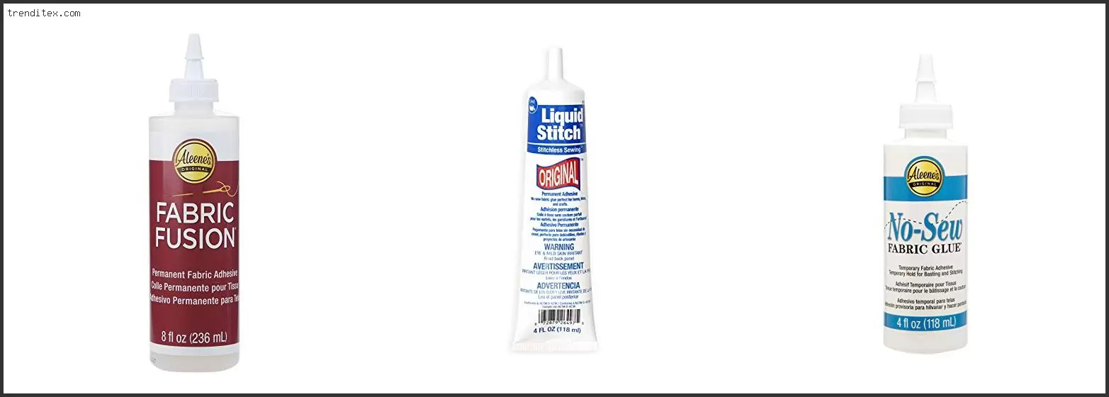 Best No-sew Fabric Glue