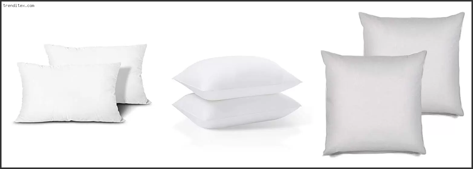 Best Pillow Inserts For Shams