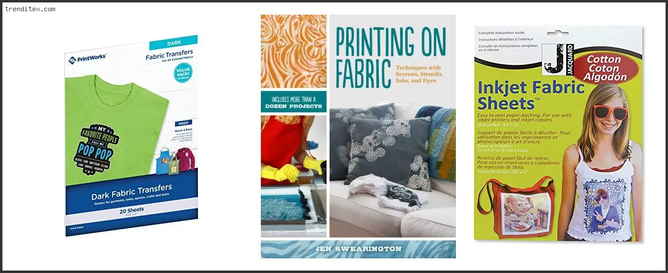 Best Inkjet Printer For Printing On Fabric