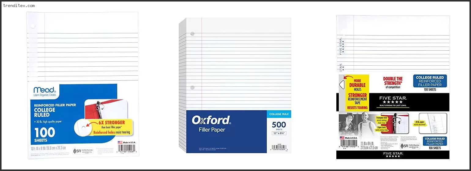 Best Quality College Ruled Paper