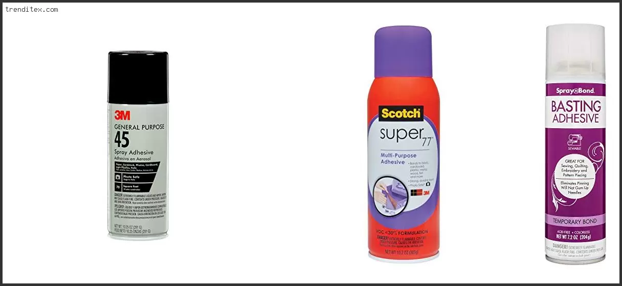 Best Spray Adhesive For Fabric
