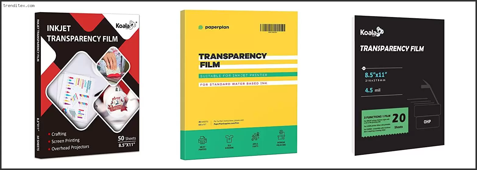 Best Printer For Transparency Paper