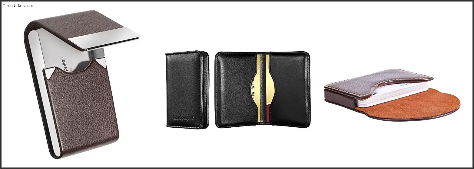 Best Leather Business Card Holder