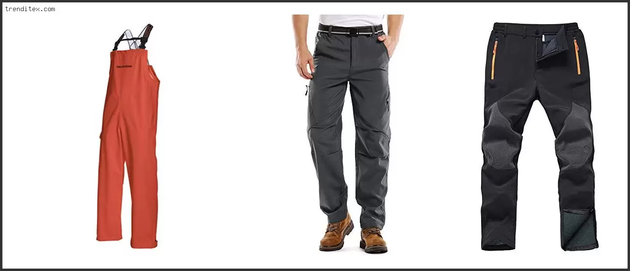 Best Waterproof Pants For Fishing