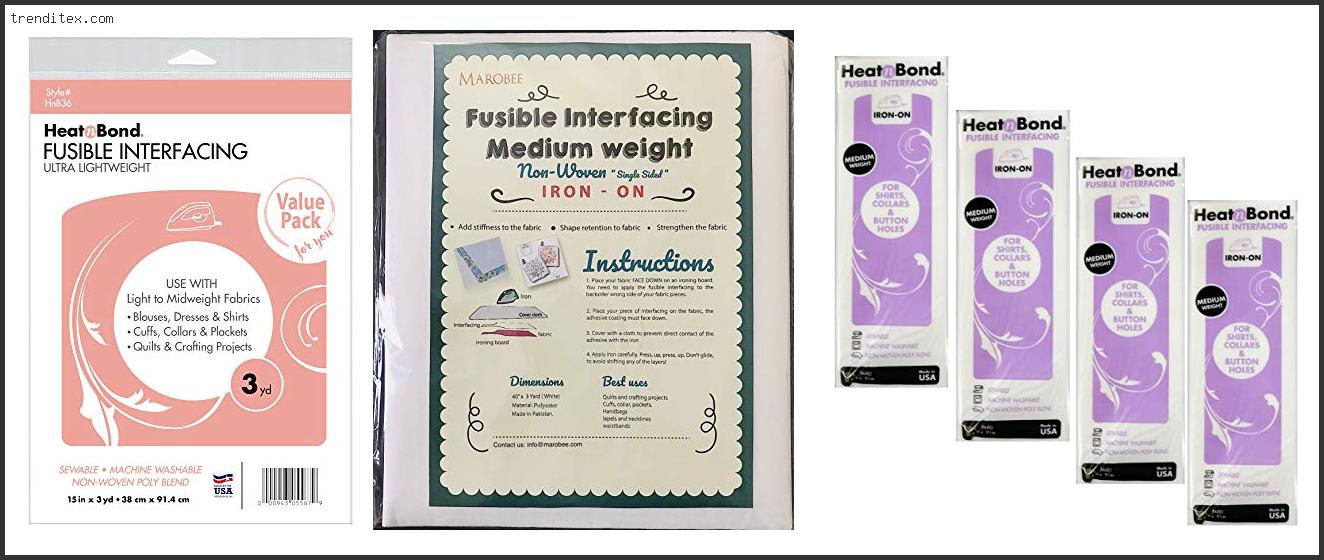 Top 10 Best Fusible Interfacing For Silk [2022] Trendy Picks