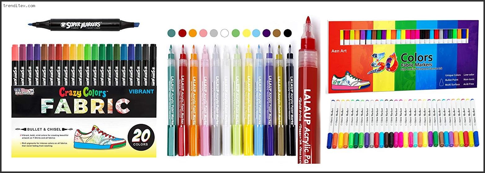 Top 10 Best Markers To Paint On Fabric [2022] | Trendy Picks